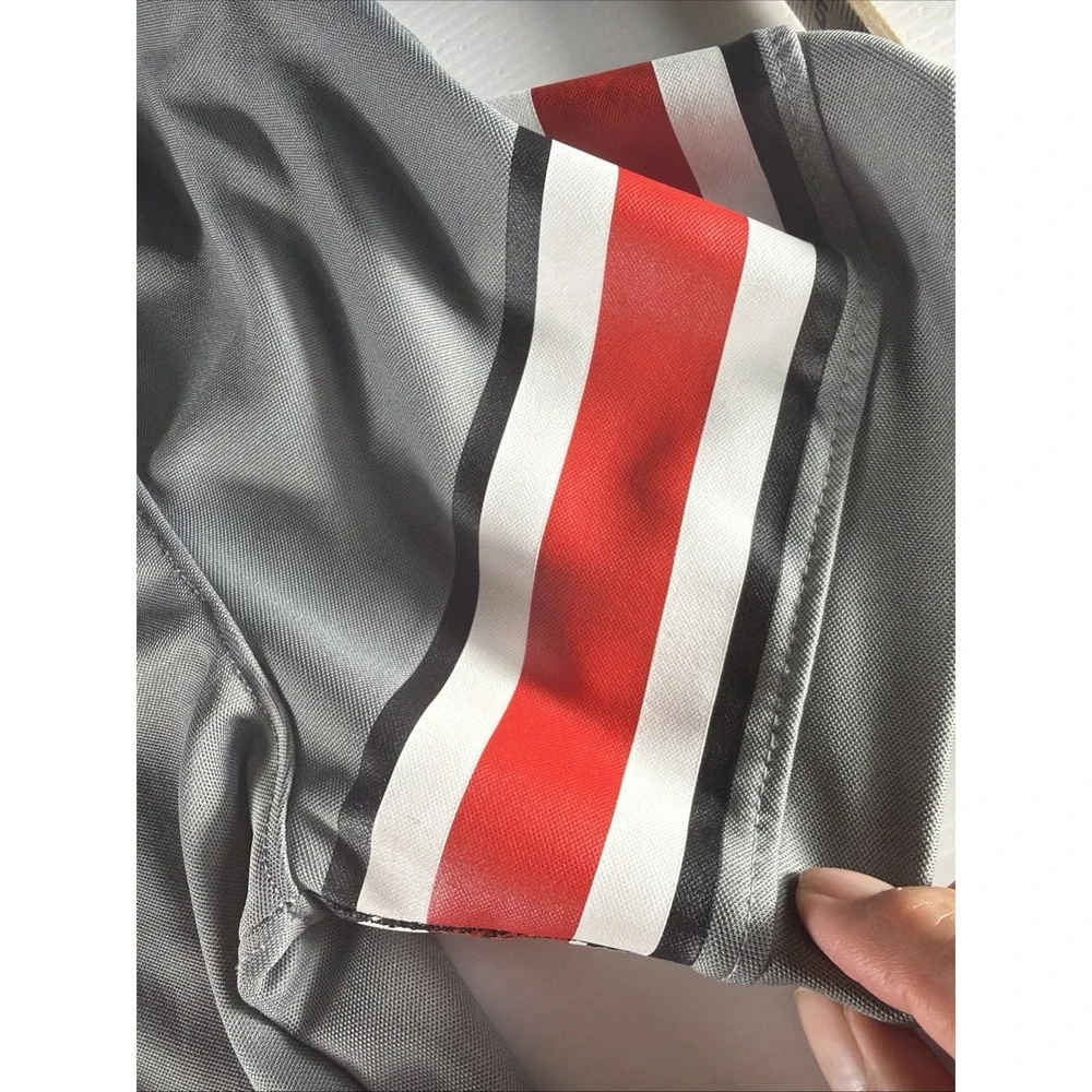Nike Ohio State Buckeyes Jersey Med Grey Football #1 Game Jersey NCAA Dri Fit